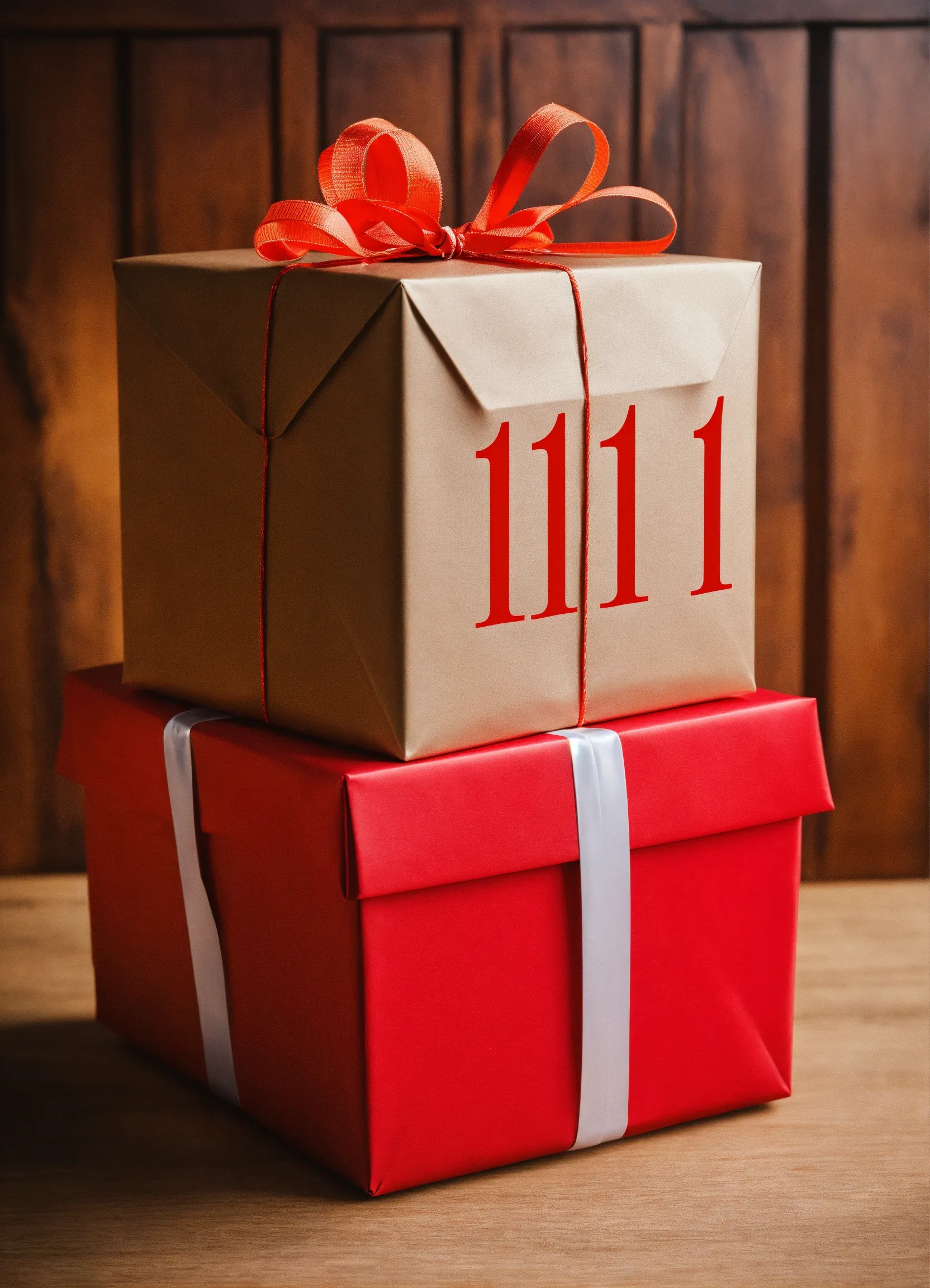 Handmade gift tags with wax seals